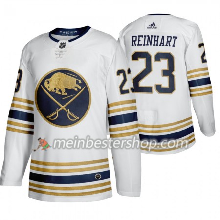 Buffalo Sabres Sam Reinhart 23 50th Anniversary Adidas 2019-2020 Weiß Trikot Authentic - Herren
